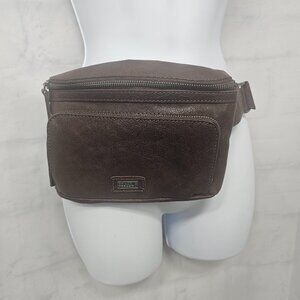 Vintage Spikes and Sparrow Fanny Pack Brown Leather Utility Casual